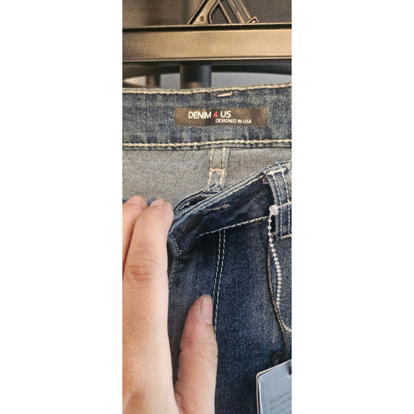 Women's Denim 4 US Jeans Blue Size 11 - Picture 5 of 9